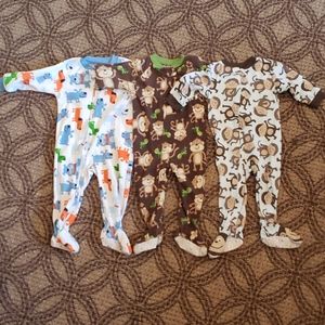 12 mo footie pajama bundle